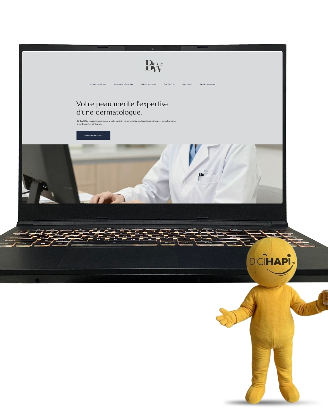 Témoignage client création site web DigiHapi Casablanca