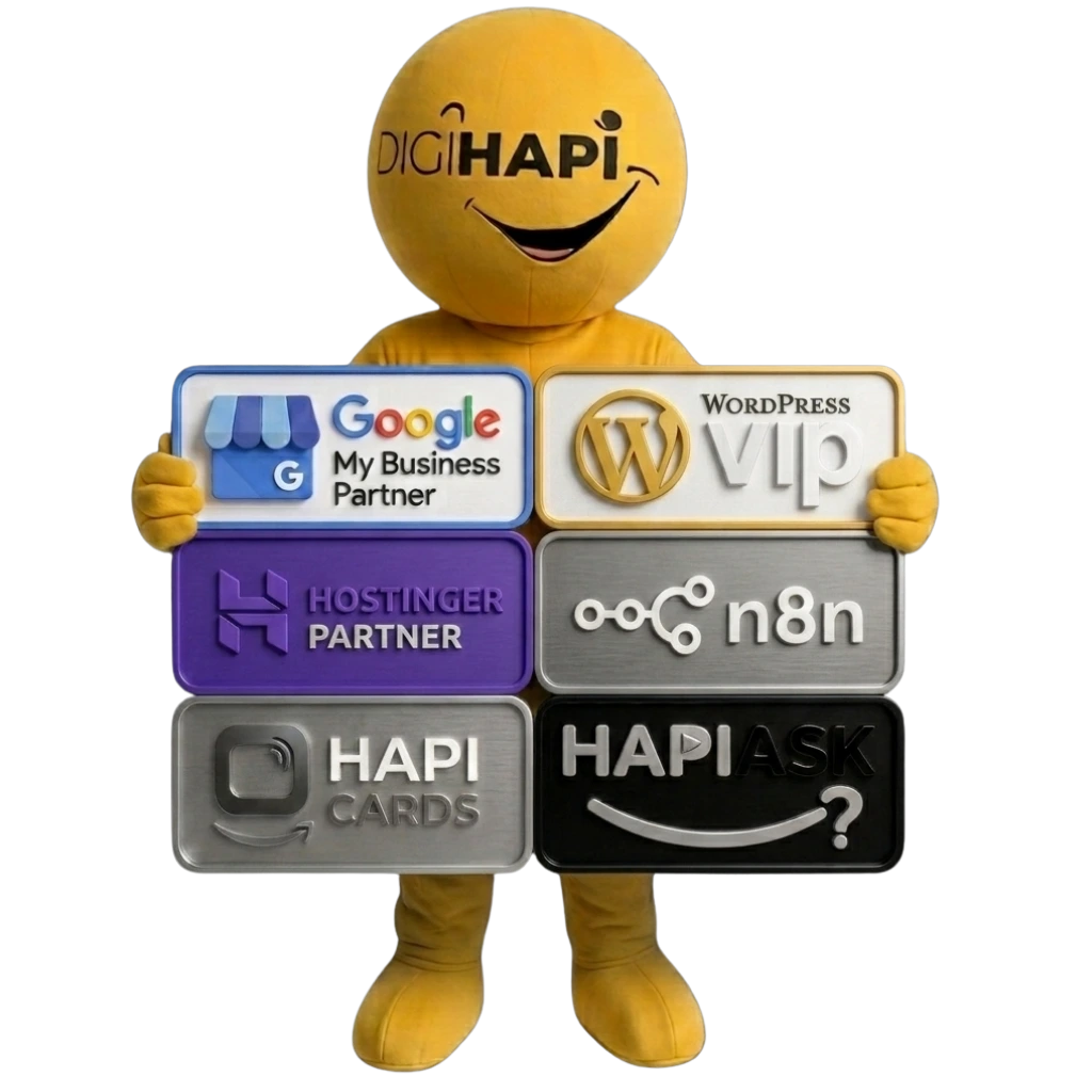Mascotte DigiHapi - Votre partenaire digital